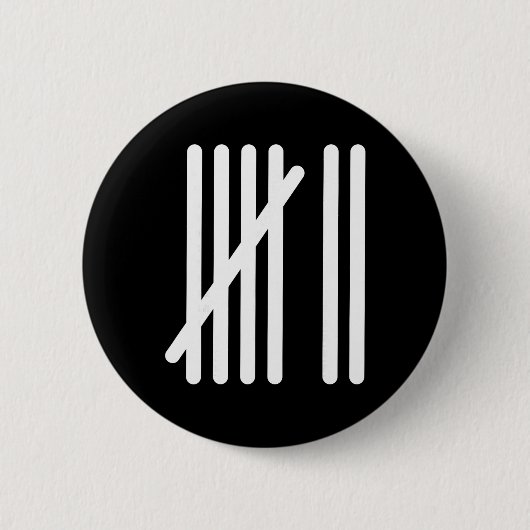 Funny 67 Math Teacher Kindergarten Number Counting 缶バッジ (正面)