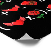 Funny 67 Math Teacher Valentine Math Teacher Women ポスター (角)