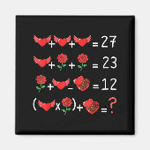 Funny 67 Math Teacher Valentine Math Teacher Women マグネット (正面)