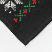 Funny 67 Meme 6 7 Ugly Sweater For Christmas Boys  フリースブランケット (角)