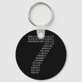 Funny 67 Meme Binary Code Tech Geek Digital Six Se キーホルダー (正面)