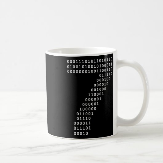 Funny 67 Meme Binary Code Tech Geek Digital Six Se コーヒーマグカップ (右)