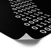 Funny 67 Meme Binary Code Tech Geek Digital Six Se ポスター (角)