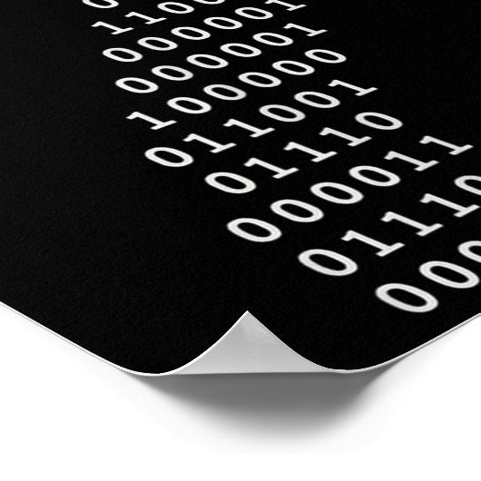 Funny 67 Meme Binary Code Tech Geek Digital Six Se ポスター (角)