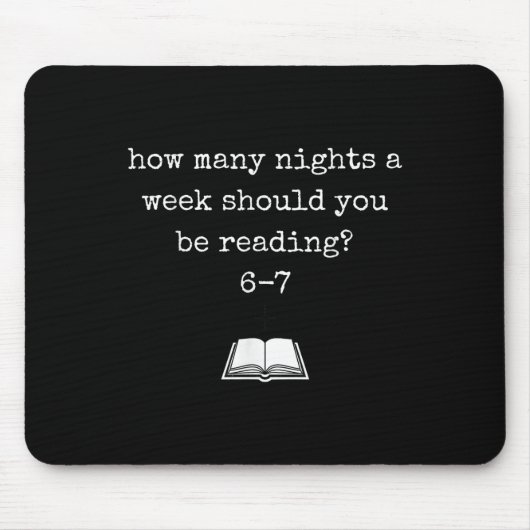 Funny 67 Meme Book Lover & Reading Humor Bookworms マウスパッド (正面)