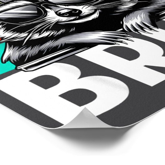 Funny 67 Meme Boys Kids Camo Hat Six Seven Bruh Ra ポスター (角)