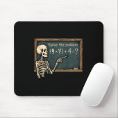 Funny 67 Meme Brainrot Joke Halloween Skeleton Mat マウスパッド (マウス)