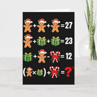 Funny 67 Meme Candy Merry Santa Math Teacher Chris カード