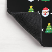 Funny 67 Meme Christmas Math Teacher Santa Six Sev マウスパッド (コーナー)