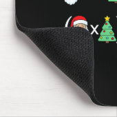 Funny 67 Meme Christmas Math Teacher Santa Six Sev マウスパッド (コーナー)