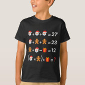 Funny 67 Meme Christmas Math Teacher Santa Six Sev Tシャツ (正面)