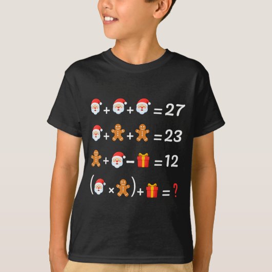 Funny 67 Meme Christmas Math Teacher Santa Six Sev Tシャツ (正面)