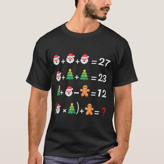 Funny 67 Meme Christmas Math Teacher Santa Six Sev Tシャツ (正面)