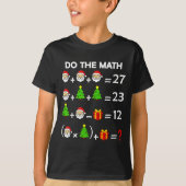 Funny 67 Meme Christmas Math Teacher Santa Six Sev Tシャツ (正面)