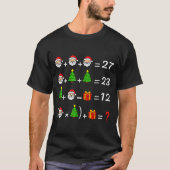 Funny 67 Meme Christmas Math Teacher Santa Six Sev Tシャツ (正面)