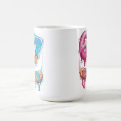 Funny 67 Meme Donut Ice Cream Gen Alpha Slang コーヒーマグカップ (中央)