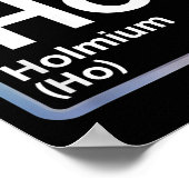 Funny 67 Meme Holmium Physics Science Teacher Joke ポスター (角)