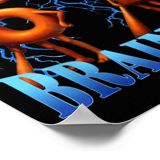 Funny 67 Meme Italian Brainrot Tung Tung Sahur Six ポスター (角)