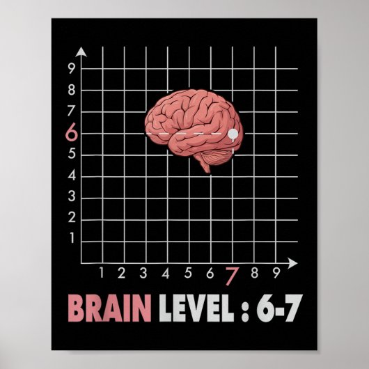 Funny 67 Meme Math Six Seven Teacher Brainrot Joke ポスター (正面)