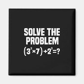 Funny 67 Meme Math Six Seven Teacher Brainrot Joke マグネット (正面)