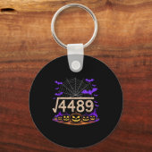 Funny 67 Meme Math Teacher 6 7 Halloween Square Ro キーホルダー (正面)