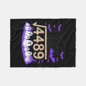 Funny 67 Meme Math Teacher 6 7 Halloween Square Ro フリースブランケット (正面(横))