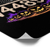 Funny 67 Meme Math Teacher 6 7 Halloween Square Ro ポスター (角)