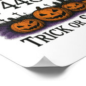 Funny 67 Meme Math Teacher 6 7 Halloween Square Ro ポスター (角)