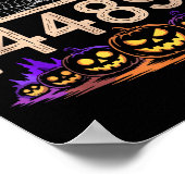 Funny 67 Meme Math Teacher 6 7 Halloween Square Ro ポスター (角)