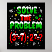 Funny 67 Meme Pemdas Elementary Math Teacher 6 7 C ポスター (正面)
