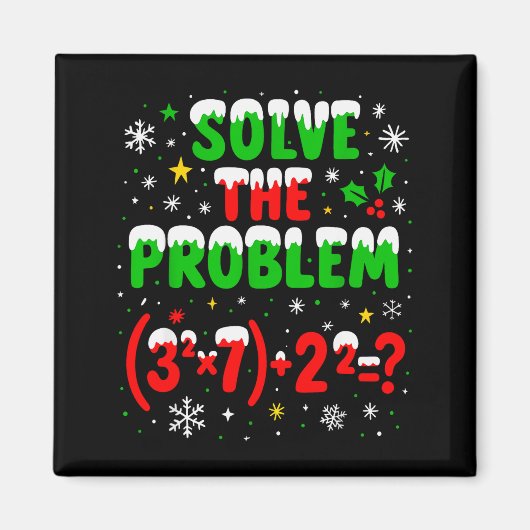 Funny 67 Meme Pemdas Elementary Math Teacher 6 7 C マグネット (正面)