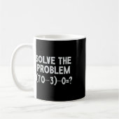 Funny 67 Meme Pemdas Elementary Math Teacher Brain コーヒーマグカップ (左)