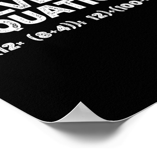 Funny 67 Meme Pemdas Elementary Math Teacher Brain ポスター (角)