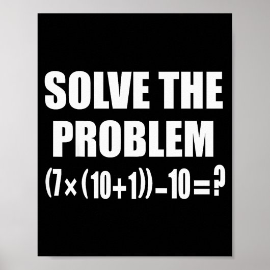 Funny 67 Meme Pemdas Elementary Math Teacher Brain ポスター (正面)