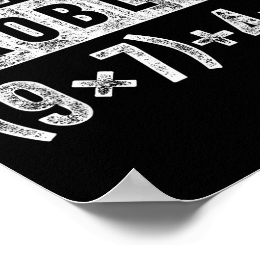 Funny 67 Meme Pemdas Elementary Math Teacher Brain ポスター (角)