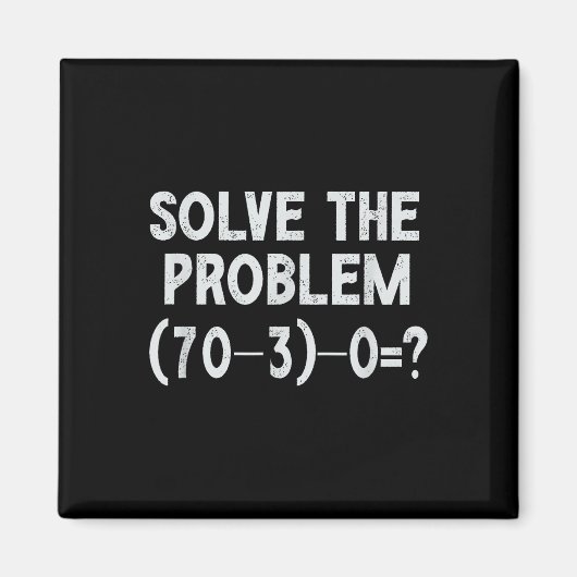 Funny 67 Meme Pemdas Elementary Math Teacher Brain マグネット (正面)