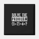 Funny 67 Meme Pemdas Elementary Math Teacher Brain マグネット (正面)