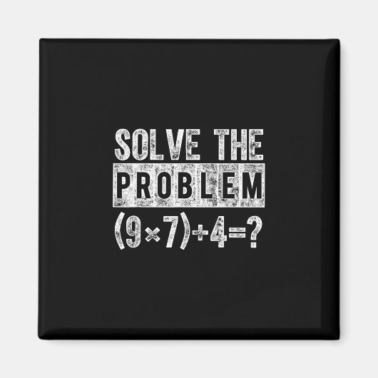 Funny 67 Meme Pemdas Elementary Math Teacher Brain マグネット (正面)