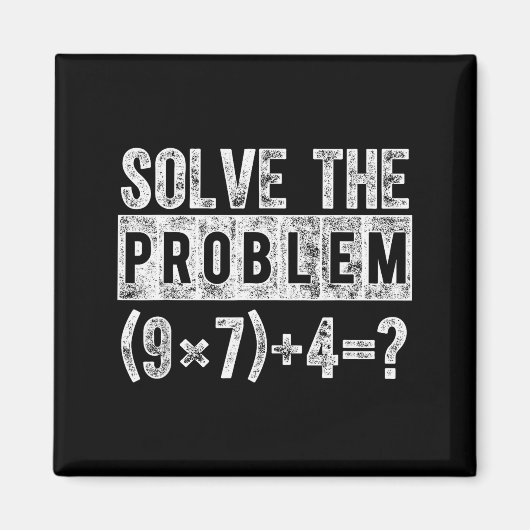 Funny 67 Meme Pemdas Elementary Math Teacher Brain マグネット (正面)