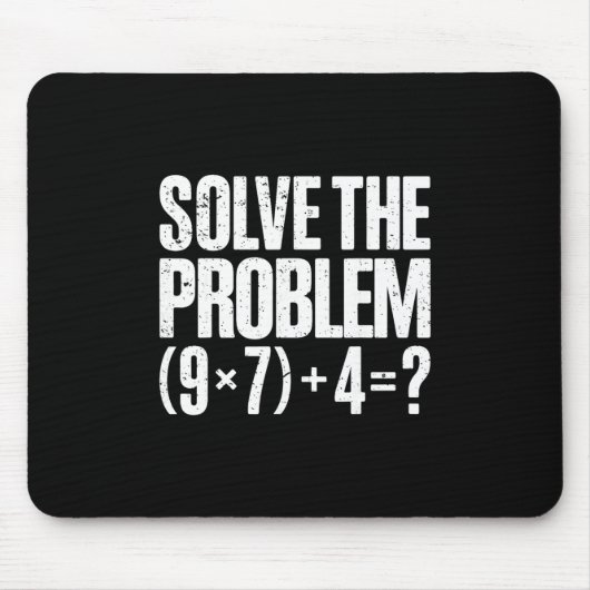 Funny 67 Meme Pemdas Math Teacher Brainrot Element マウスパッド (正面)