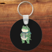Funny 67 Meme Pemdas Math Teacher Six Seven Frog  キーホルダー (正面)
