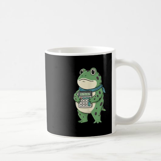 Funny 67 Meme Pemdas Math Teacher Six Seven Frog  コーヒーマグカップ (右)
