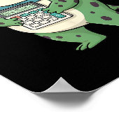 Funny 67 Meme Pemdas Math Teacher Six Seven Frog  ポスター (角)