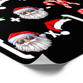 Funny 67 Meme Santa Christmas Tree Math Teacher Xm ポスター (角)