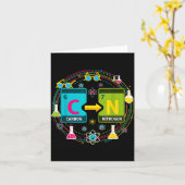 Funny 67 Meme Science Chemistry Teacher Periodic T カード (黄色い花)