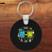 Funny 67 Meme Science Chemistry Teacher Periodic T キーホルダー (正面)