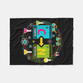 Funny 67 Meme Science Chemistry Teacher Periodic T フリースブランケット (正面(横))