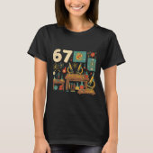 Funny 67 Meme Science Teacher Students Six Seven M Tシャツ (正面)