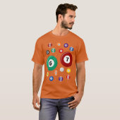 Funny 67 Meme Si Seven Pool Ball Billiard Lover Ge Tシャツ (正面フル)