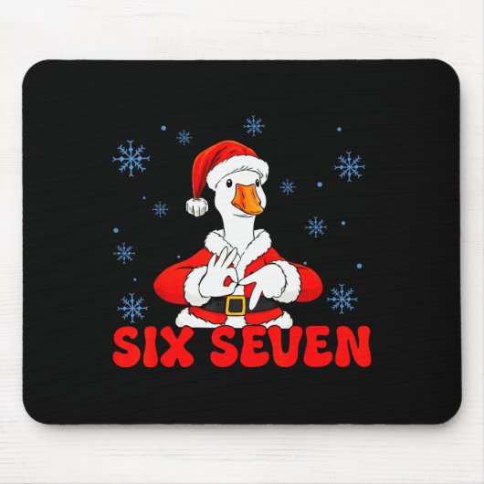 Funny 67 Meme Silly Goose Christmas 67 Meme Xmas B マウスパッド (正面)